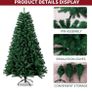 7ft Premium Christmas Tree 1432 Branch Tips Green Xmas Trees Bushy Artificial Christmas Tree Pine Tree with Metal Stand Easy to Assemble Realistic Spruce Branches Christmas Tree for Indoor and Outdoor Image 5