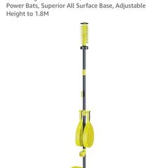 Swingball PRO All Set, Ultimate Outdoor Family Game for Kids Ages 6+ to Adults, Real Tennis Ball and 2 Power Bats, Superior All Surface Base, Adjustable Height to 1.8M