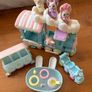 Sylvanian Families Bundle - Floating Cloud Rainbow Train & Milk Rabbit Triplets Image 4