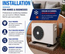 Air conditioning installation