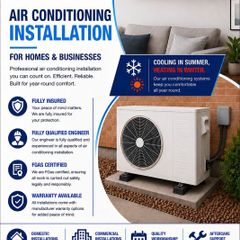 Air conditioning installation
