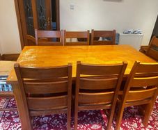 Table and  8 chairs