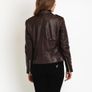 German brand Oui - Genuine Soft Nappa Leather Jacket - Dark Brown - DE 38 UK 12 - BNWT RRP 460 Image 3