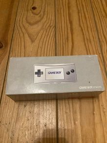 nintendo game boy micro silver console