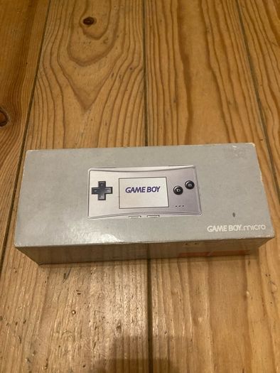 nintendo game boy micro silver console