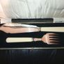 Antique Silver Plated Fish Servers in Original Presentation Box Image 2
