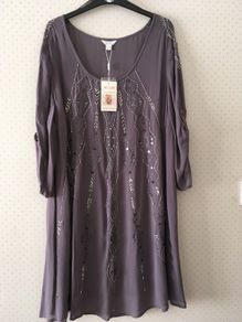 Monsoon Studio Beaded Dress Tunic Top 20 New