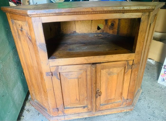 mexican pine tv stand