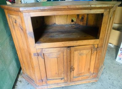 mexican pine tv stand