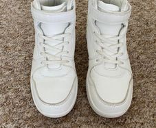 Penneys White Leather High-tops - See 3 pics