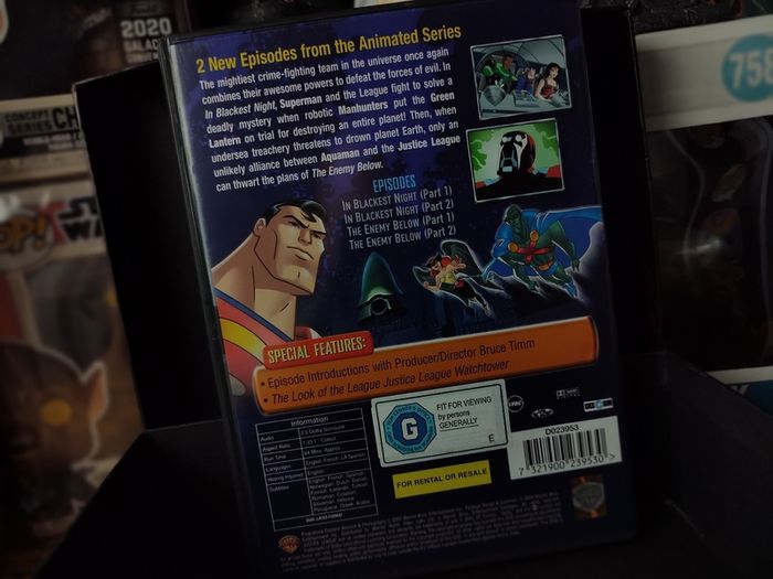 Justice League: Justice on Trial ! DVD ! 2003 ! Superman ! Batman ! Wonder Woman !