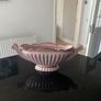 Large Sadler art Deco style  "Majestic" Pink Lustre Ware Gondola Mantle Vase Image 2