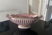 Large Sadler art Deco style  "Majestic" Pink Lustre Ware Gondola Mantle Vase