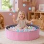 Kids Baby Round Pool Ball Pit, Outdoor Indoor Nursery Baby Playpen for Toddler Boys Girls (100CM) Image 7