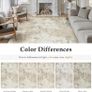 Modern Abstract Area Rug Living Room Extra Large 200x300cm Non-Slip Beige Carpet Lightweight Short Pile Washable Floor Mat for Bedroom Dining Room Nursery Lounge Home Office Decor Image 2