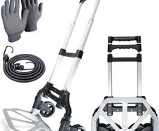 NEW SALE | Heavy Duty Folding Hand Truck Aluminium Trolley Multi Purpose Barrow Sack Hand Truck 80KG