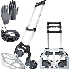 NEW SALE | Heavy Duty Folding Hand Truck Aluminium Trolley Multi Purpose Barrow Sack Hand Truck 80KG
