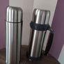 Set of x2 Stainless Steel Camping Flasks Image 4