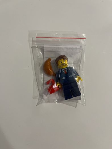 Lego City Bus Driver minifigure