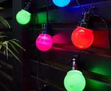 Outdoor Garden 20 Bulbs Multi Function Festoon Lights