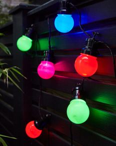Outdoor Garden 20 Bulbs Multi Function Festoon Lights