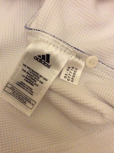 Chelsea Football Club. London.Official Adidas Mens Size Large Polo Shirt.