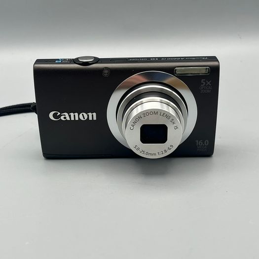 Canon PowerShot A2400 IS 16MP Digital Camera Brown - Full Kit