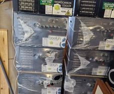 beer taps and cooler