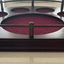 Vintage mahogany decanter tray Waterford crystal Image 4