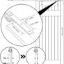 6.6FT Barn Door Hardware Kit with Black Handle Image 5