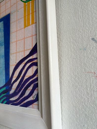 Original Art Swim Art Swimmer Pool Abstract Art Contemporary Irish Art