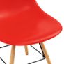 5 Piece Dining Set Plastic Red Image 10
