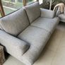 2 seater grey sofa Image 4