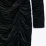 Limited Edition Satin Dress Black Dress Image 4