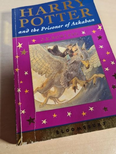 Harry Potter and the prisoner of askaban star cover first edition 1st print paperback