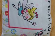 Tooth fairy pillow with pocket - White