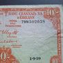Central Bank of Ireland. Lady Lavery 10 shillings (1959)#3 Image 3