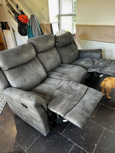 Large Recliner Couch + Chair