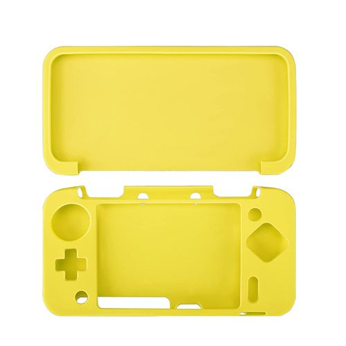 Silicone Rubber Gel Console Protective Skin Soft Case Cover Nintendo New 2DS XL Yellow