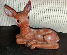 Vintage rubber Bambi numbered
