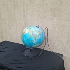 Modern world globe lamp postage possible