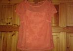 new peach/coral top