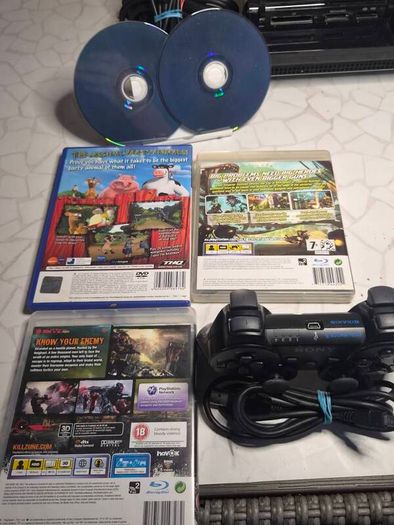 Sony Playstation 3  Backwards Compatible  Video Game ControleBundle Boxed Tested