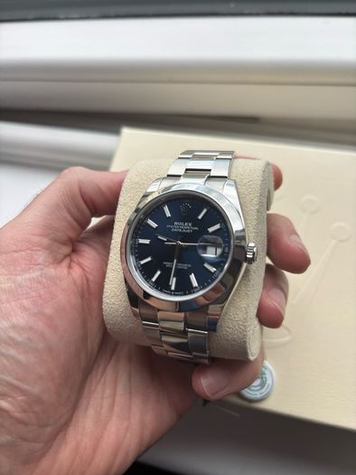Rolex Datejust 41 Blue Dial (2023) - Mint Condition - Full Set