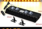 12V 12 LED 12W Yellow Car Vehicle Emergency Strobe Flash Warning Light Flashing Lights
