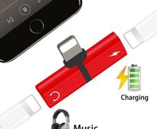 2in1 8 Pin iPhone Charger and Audio Adapter For iPhone XR XS 11 12 8 7 Plus