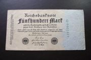 Germany. Reichsbanknote. 500 Mark (7.7.1922)