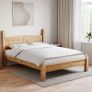 Solid Wood Low Foot Bed Frame Double Image 6
