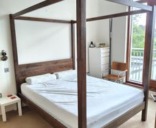 Get Laid Beds Classic Four Poster Canopy Bed EU King