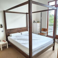 Get Laid Beds Classic Four Poster Canopy Bed EU King